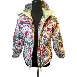 686 PINK AND GREY SKI SNOWBOARD GIRLS YOUTH MEDIUM PARKA JACKET